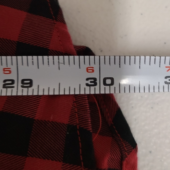 Paul Fredrick Red Buffalo Check Dress Shirt size XL - Picture 6 of 6